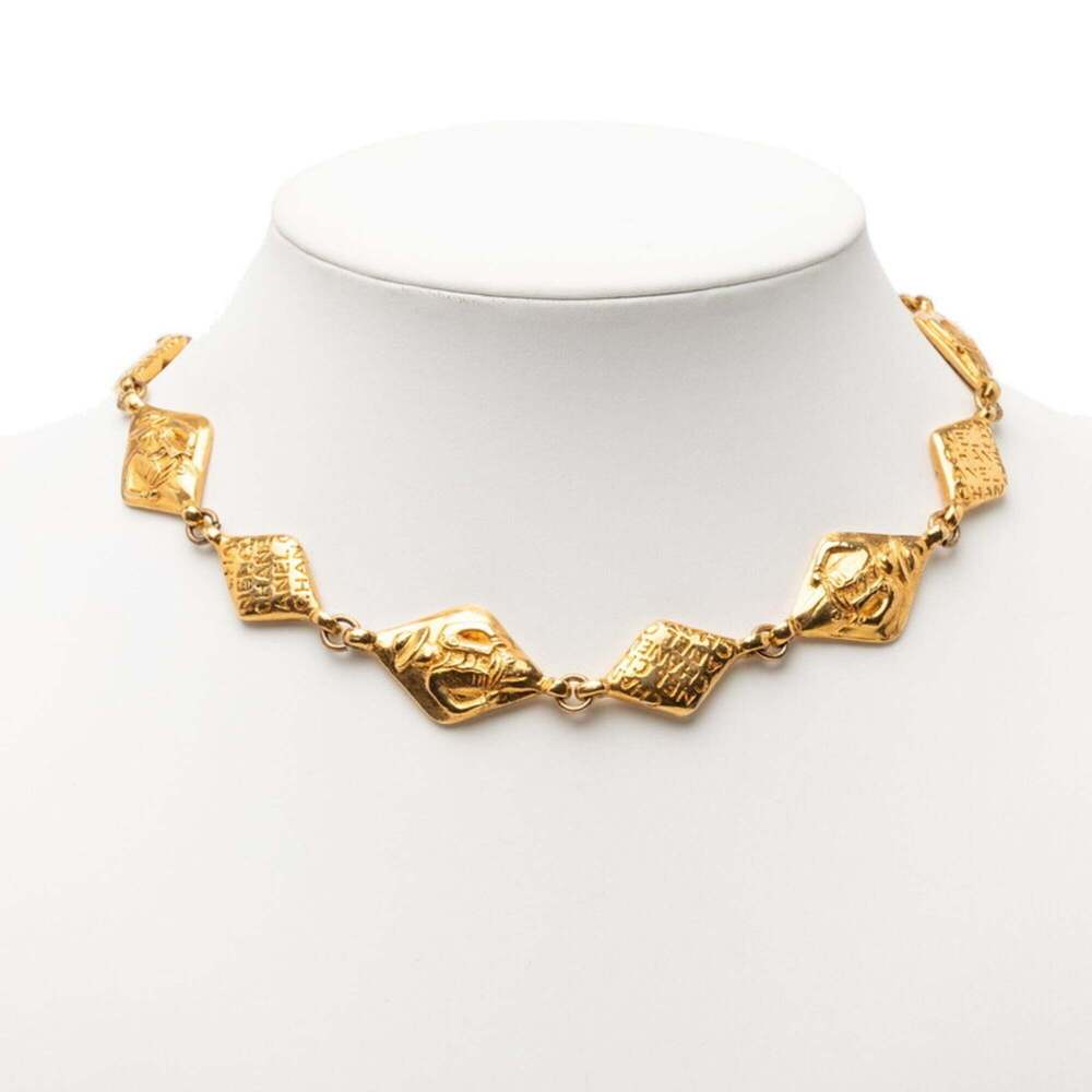 CHANEL Gold Diamond Necklace - Picture 6 of 6